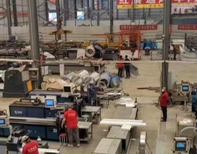 数控角钢法兰生产线